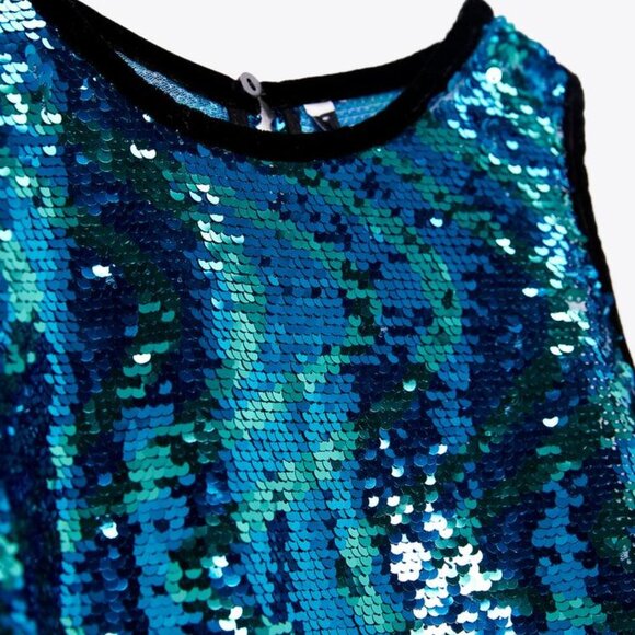 ZARA TOP MET LOVERTJES EN BIESJES SIZE S 9341 103 445 - Picture 4 of 5